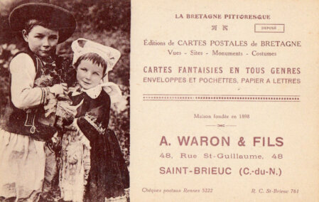 Publicité Waron 1906