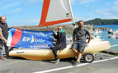 Elsa Guirriec et Nicolas Vallot